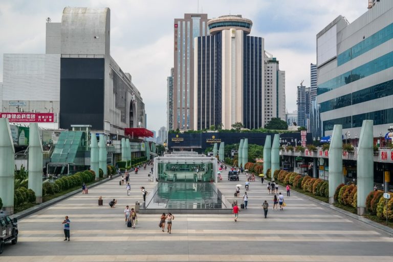 Shenzhen's Wacky Luohu Commercial City Mall - Drive on the Left